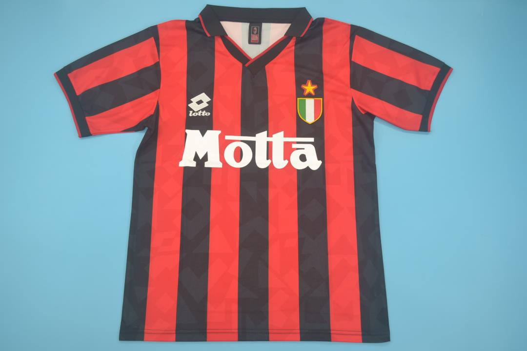 AAA Quality AC Milan 93/94 Home Soccer Jersey